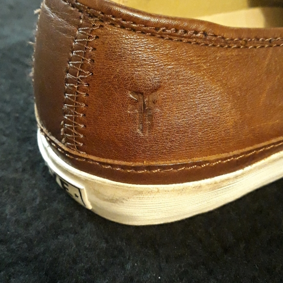 Frye men leather slip on. main image 9